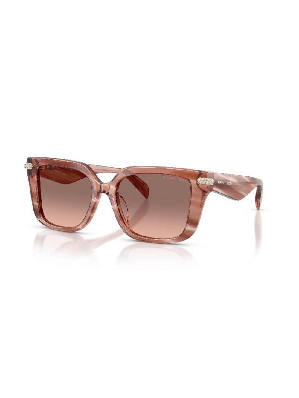 New Michael Kors Women's Sunglasses Brown Lens Acetate Frame MK2275BU SANTO 52